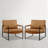Eisenman 27.09'' W Leather Upholstered Accent Armchair-249569272