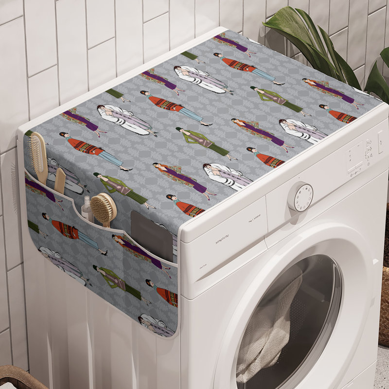 East Urban Home Retro Washing Machine Organizer Pack Of 2 47" X 18.5"