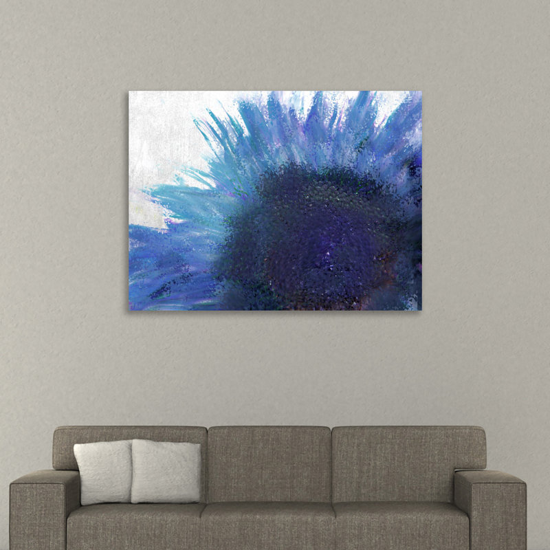 « fleuriing tournesol » par kimberly allen, reproduction d’art sur toile tendue, H 36 po x l 48 po x P 1,5 po