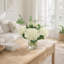 Faux Hydrangea with Vines in Vase