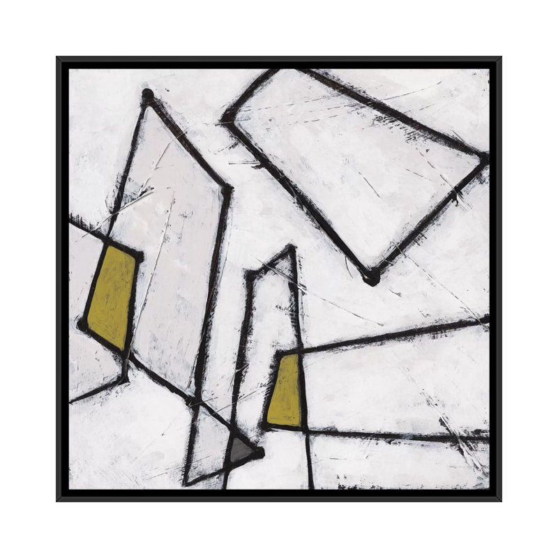 Impression sur toile, H 18 po x l 18 po x P 1,5 po, Toile avec cadre noir, Pas de tapis