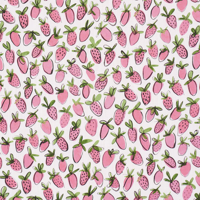Schumacher X Studio Bon Shortcake Indoor/Outdoor Fabric, Pink