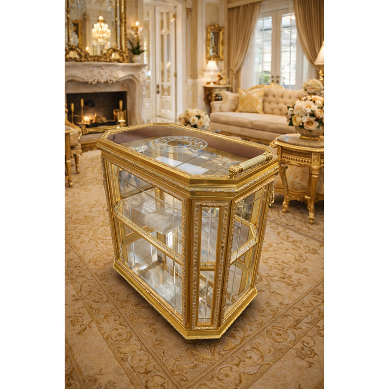 Infinity Metal Bar Cart