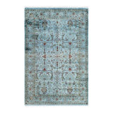 Kingsly One-of-a-Kind 4' 2" X 6' 3" Hand Knotted Area Rug