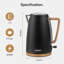 VonShef Fika 1.7L Electric Tea Kettle