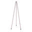 Lampe sur pied 59 po en métal avec finition blanche, design contemporain-130379926