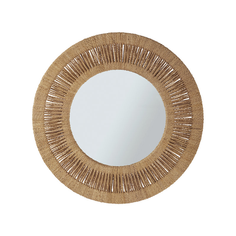 Escape Flat Rattan Wall Mirror