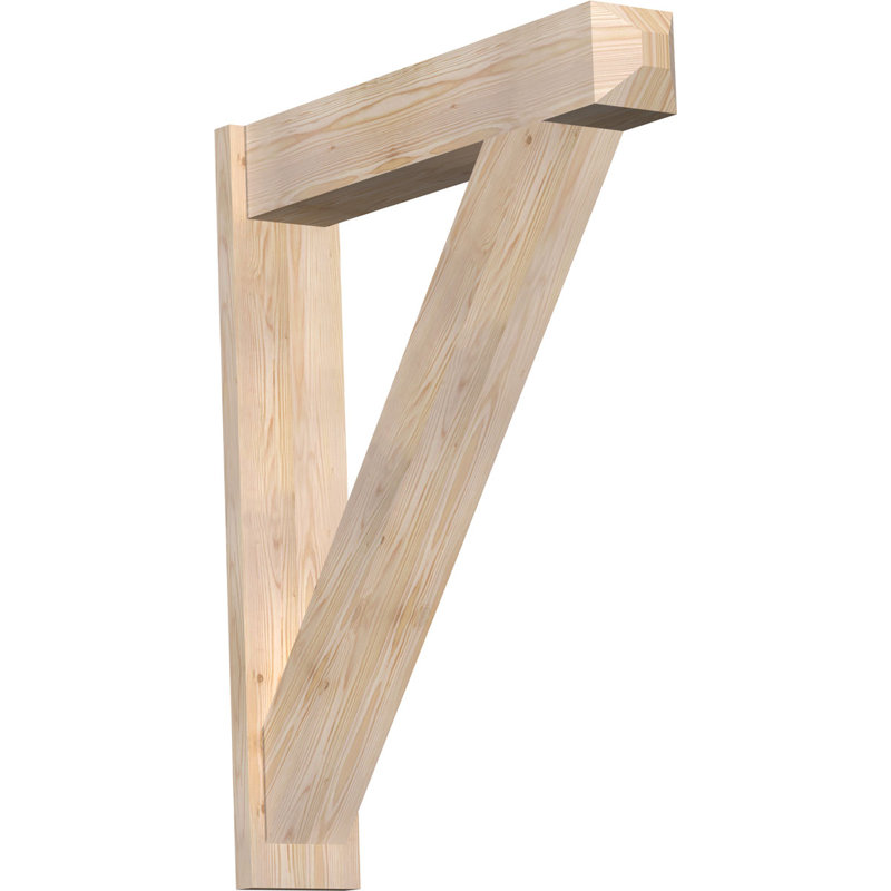 Artisan traditionnel en bois rustique, P 36 po x H 44 po, Sapin Douglas de 7 1/2 po (lisse)