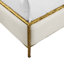 Ensemble de chambre à coucher en métal martelé 2 pièces Premier-125963440-125963445