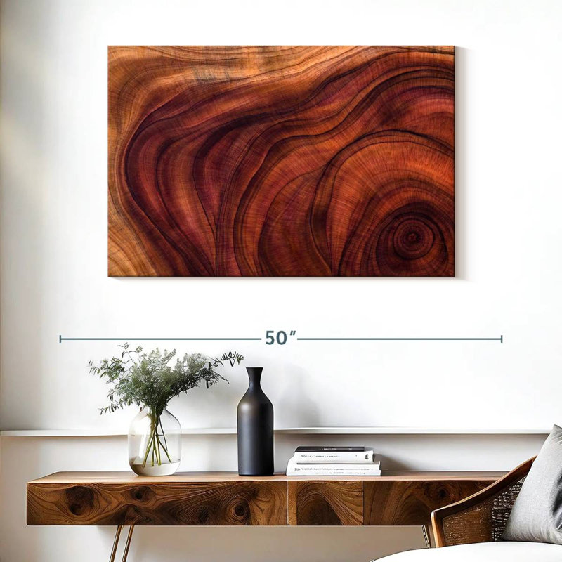 Avery Wood Grain Pattern, 26" H x 39" W