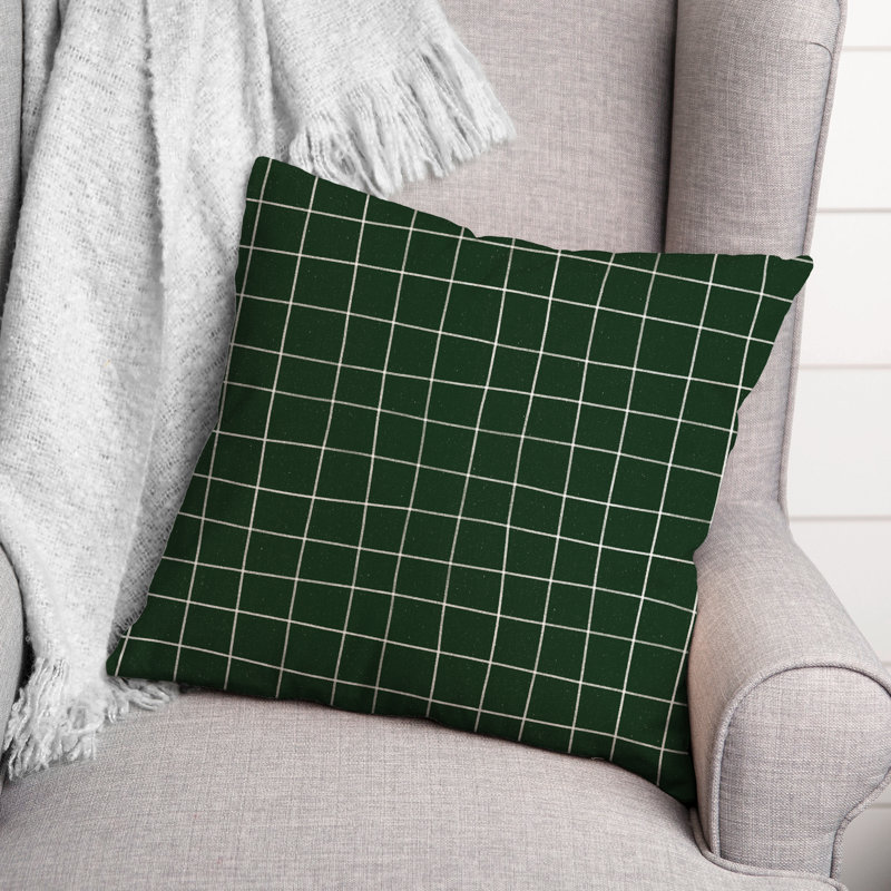  Grid Square Pillow Cover & Insert