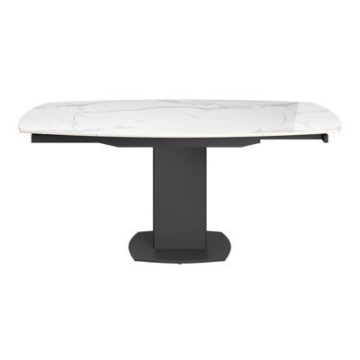 Finnmark 119-179cm Ceramic Swivel Extending Dining Table