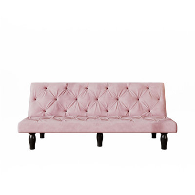 66" Velvet Sofa Bed
