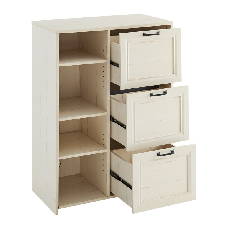 Hitchin 31.5'' Wide 3 -Drawer File Cabinet, Antique White