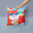 Cool Cat with Sunglasses at The Beach Indoor/Outdoor Throw Pillow