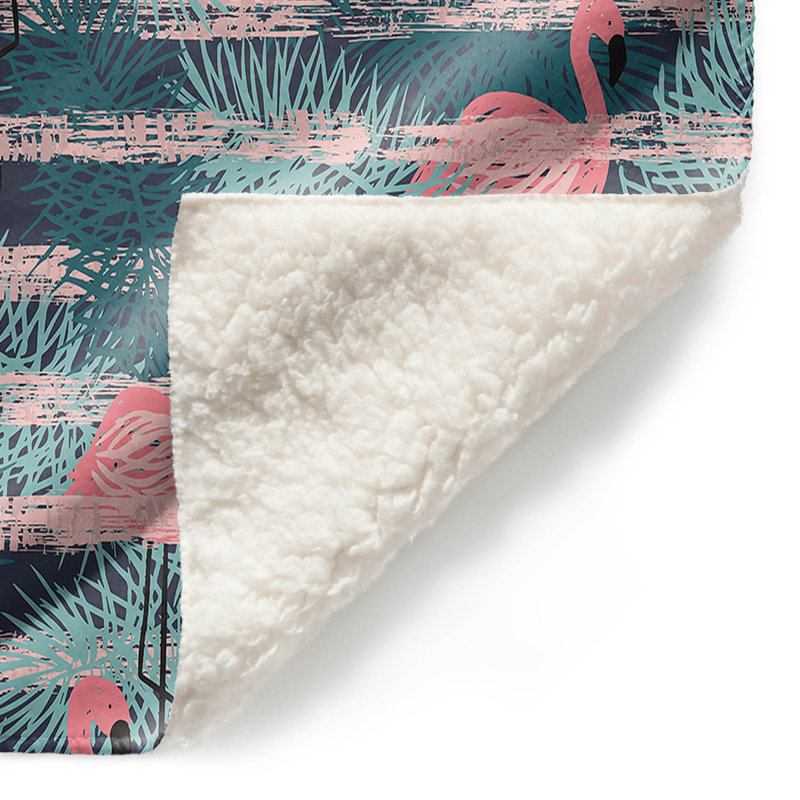  Couverture Flamingo Lines, 68 po x 80 po
