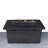 25" H x 42" W Fiber Reinforced Concrete Propane Outdoor Fire Pit Table-2090090055