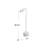 Ridenour 56.5 " Task Floor Lamp