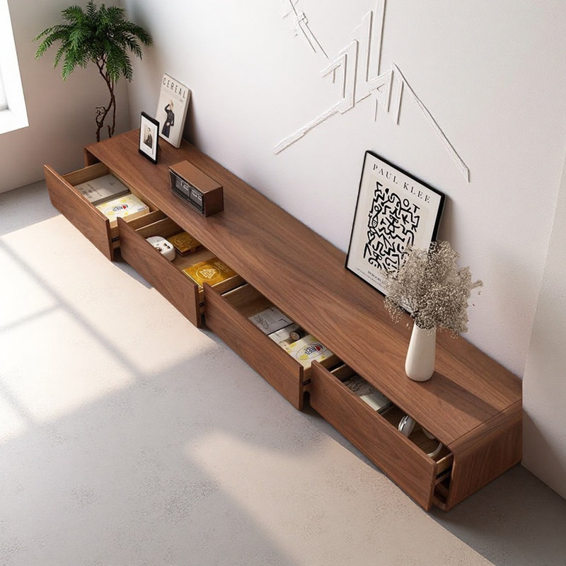 Modern, Simple and Retro Design TV Cabinet