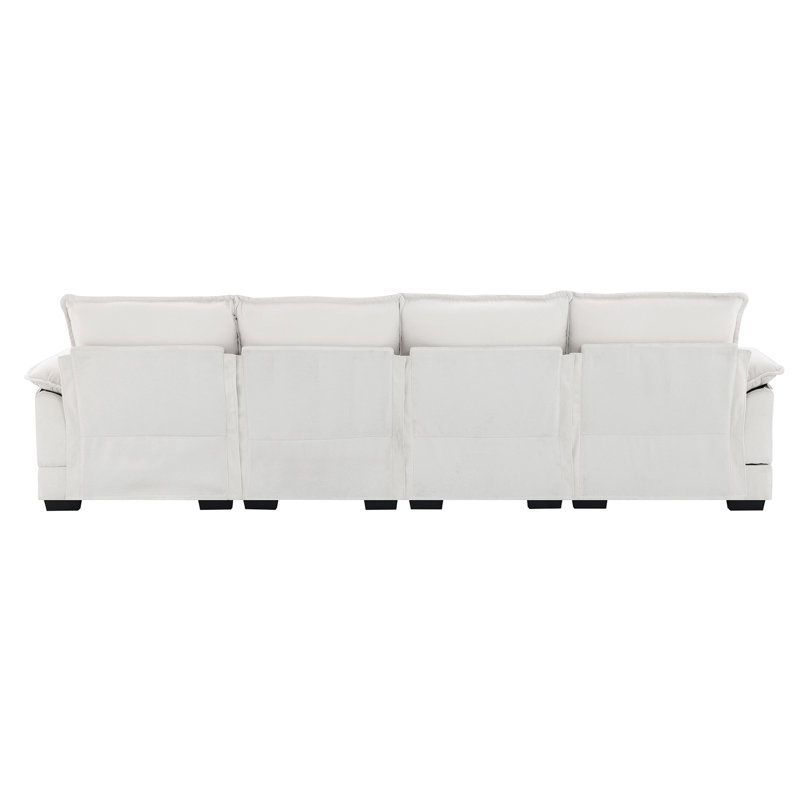 Console 8004Aaa-6 avec rembourrage confortable et pieds stables avec console à 6 coussins doubles