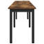  Bench Engineered Wood Dining Seating Furniture Modern Living Room Home