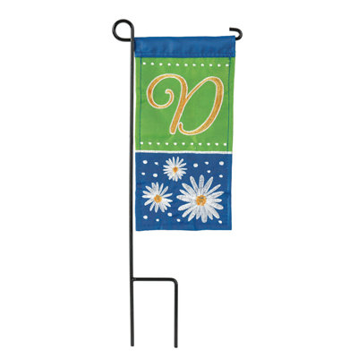 Mini Flag Daisy Monogram 4x8.5