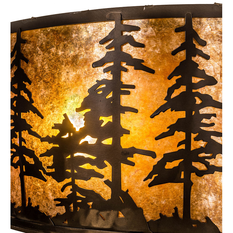Plastic Flush Mounted Sconce