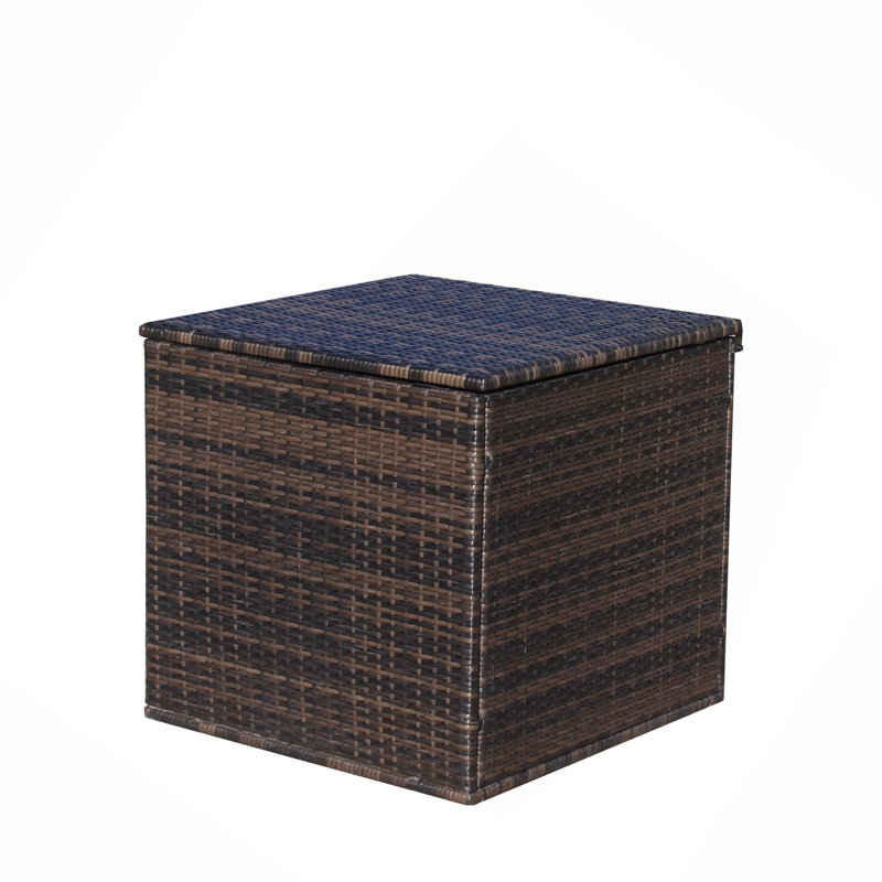 Wicker Patio Furniture Storage Box