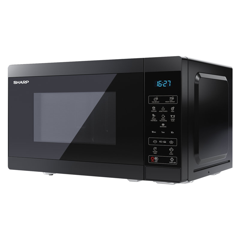 20L 800w Solo Microwave Black, Black