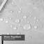 Rideau de douche Grunge Art abstrait noir et blanc avec 12 crochets-1615292490