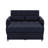 Loveseat Sofa Bed With Adjustable Backrest, USB Ports & Two Lumbar Pillows-115839026