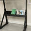 Table à dessin à manivelle réglable en verre avec chaise et rangement, pour le salon ou le bureau