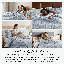 Ensemble de housse de couette surdimensionnée et réversible en microfibre à motif cachemire avec taies décoratives facile d'entretien-1225409869-1225409870