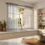 Linen Blend Kitchen Curtain Kitchen Pelmet