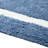 Widman 100% Cotton Tufted Reversible Bath Rug, Soft & Super Absorbent, Machine Washable Bathroom Rug for Shower, Tub & Sink Areas, 24" x 40" Rectangle, Dark Blue/White-1298058852-1298058857