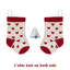 Ensemble de 6 mini chaussettes de Noël