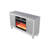 Emilius 59.57'' W Electric Fireplace-688081397