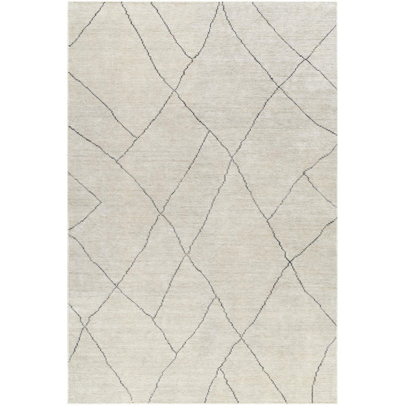 Tapis gris moyen / gris anthracite Edesia, Rectangle 6 pi x 9 pi