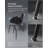Synthetic Leather Upholstered Dining Chairs with Stitching-1882307699