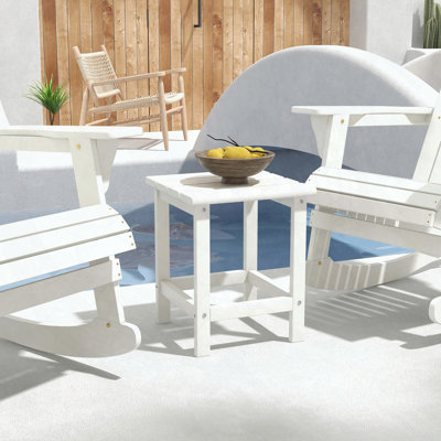 Outsunny Weather-Resistant HDPE Adirondack Side Table