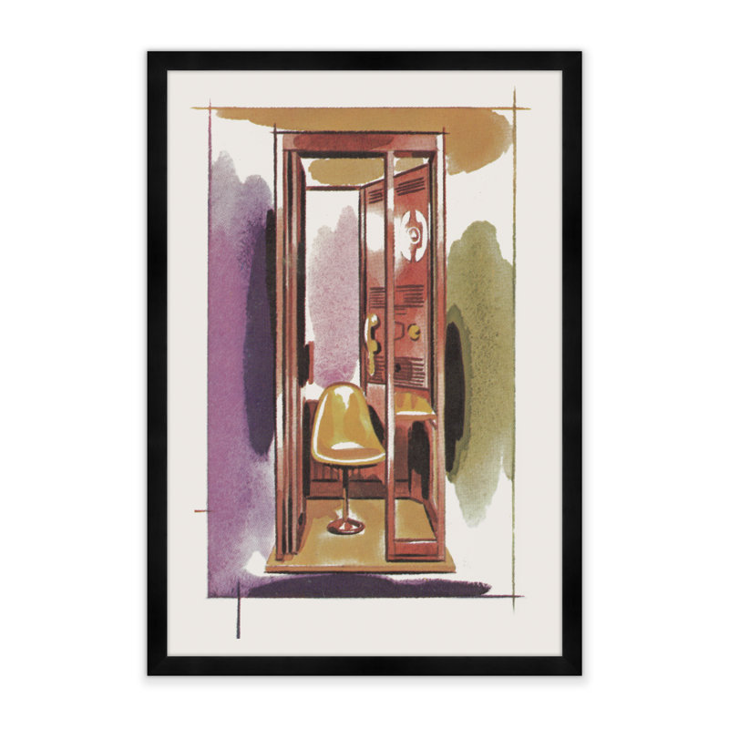 Moulton Collection " Purple Phone Booth "