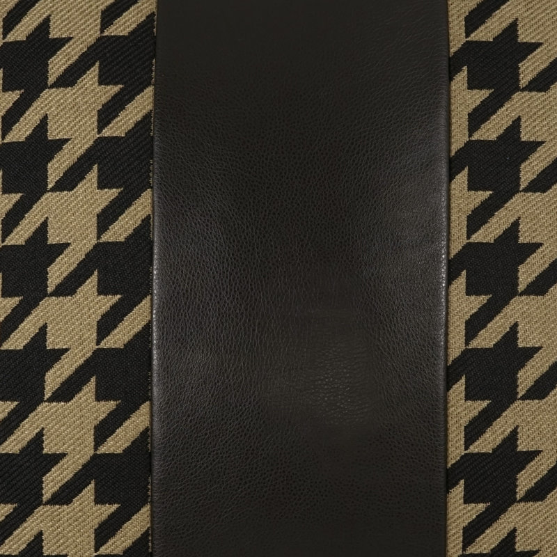 Harwich Band Square Pillow Cover & Insert, Square 20", Black