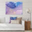 «Pink and Blue Ink Clouds III», peinture sur toile-67231293-67231294