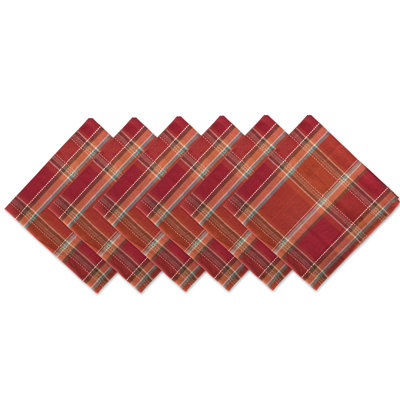Culley Cotton Plaid Square Napkin