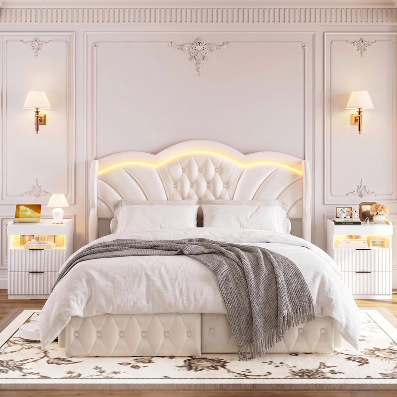 Ensemble de chambre à coucher 3 pièces, Double