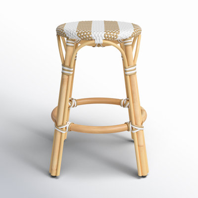 Alastair Hand-Woven Rattan Bar & Counter Stool