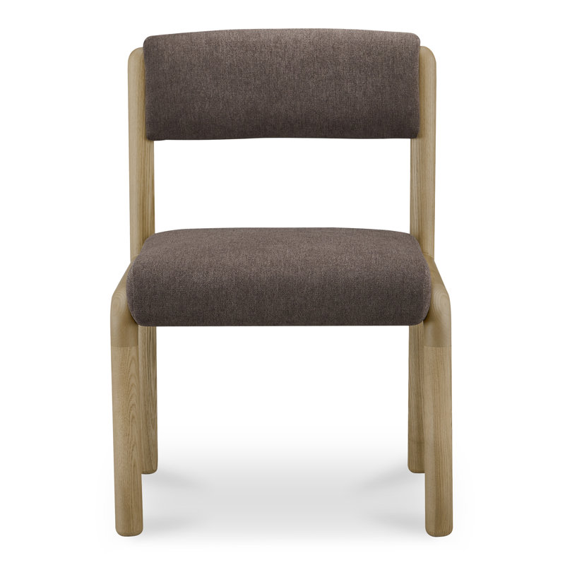 Ensemble de deux chaises de salle à manger Colina, Brun foncé