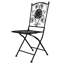 Ensemble de 4 chaises pliantes en fer Barcelona Bistro de Chivari-106372650