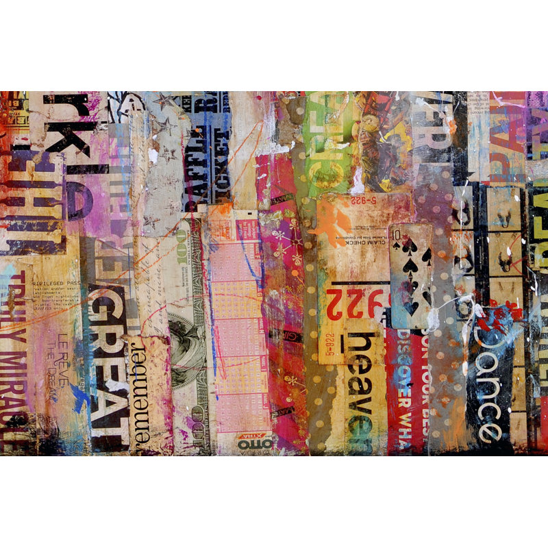 Metro Mix 21 III - Wrapped Canvas Print, 30cm H x 46cm W