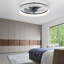 Ventilateur de plafond moderne à DEL à intensité variable avec lumières et télécommande - Installation silencieuse, sécuritaire et facile pour les chambres à coucher